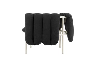 Puffy lounge chair - Anthracite-cream - Hem