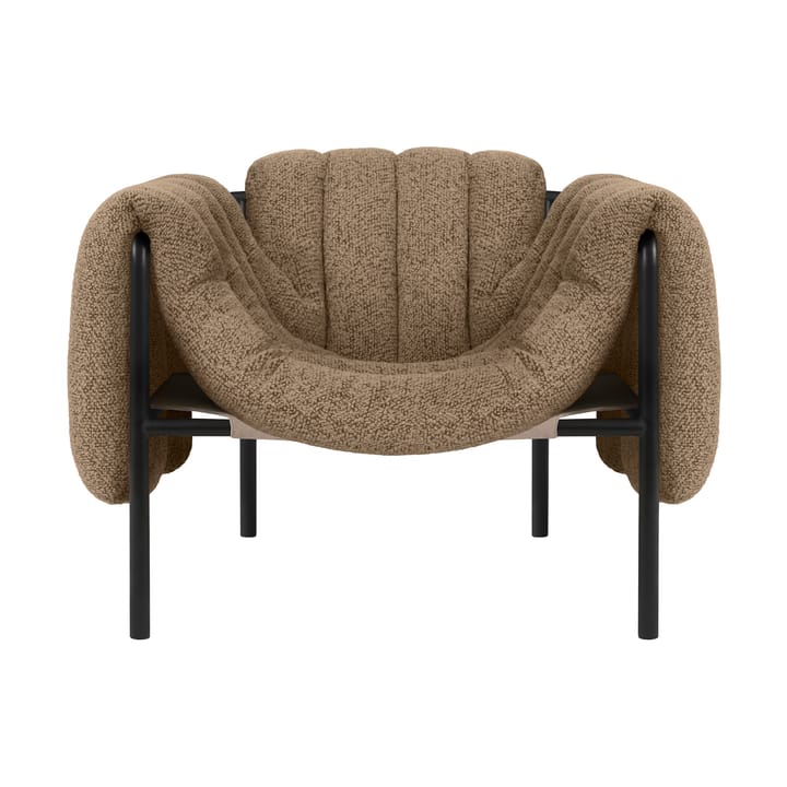 Puffy lounge chair - Sawdust-black grey - Hem
