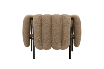 Puffy lounge chair - Sawdust-black grey - Hem