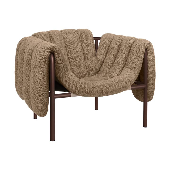 Puffy lounge chair - Sawdust-chocolate brown - Hem
