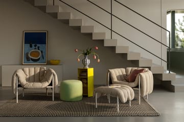 Puffy lounge chair - Sawdust-cream - Hem