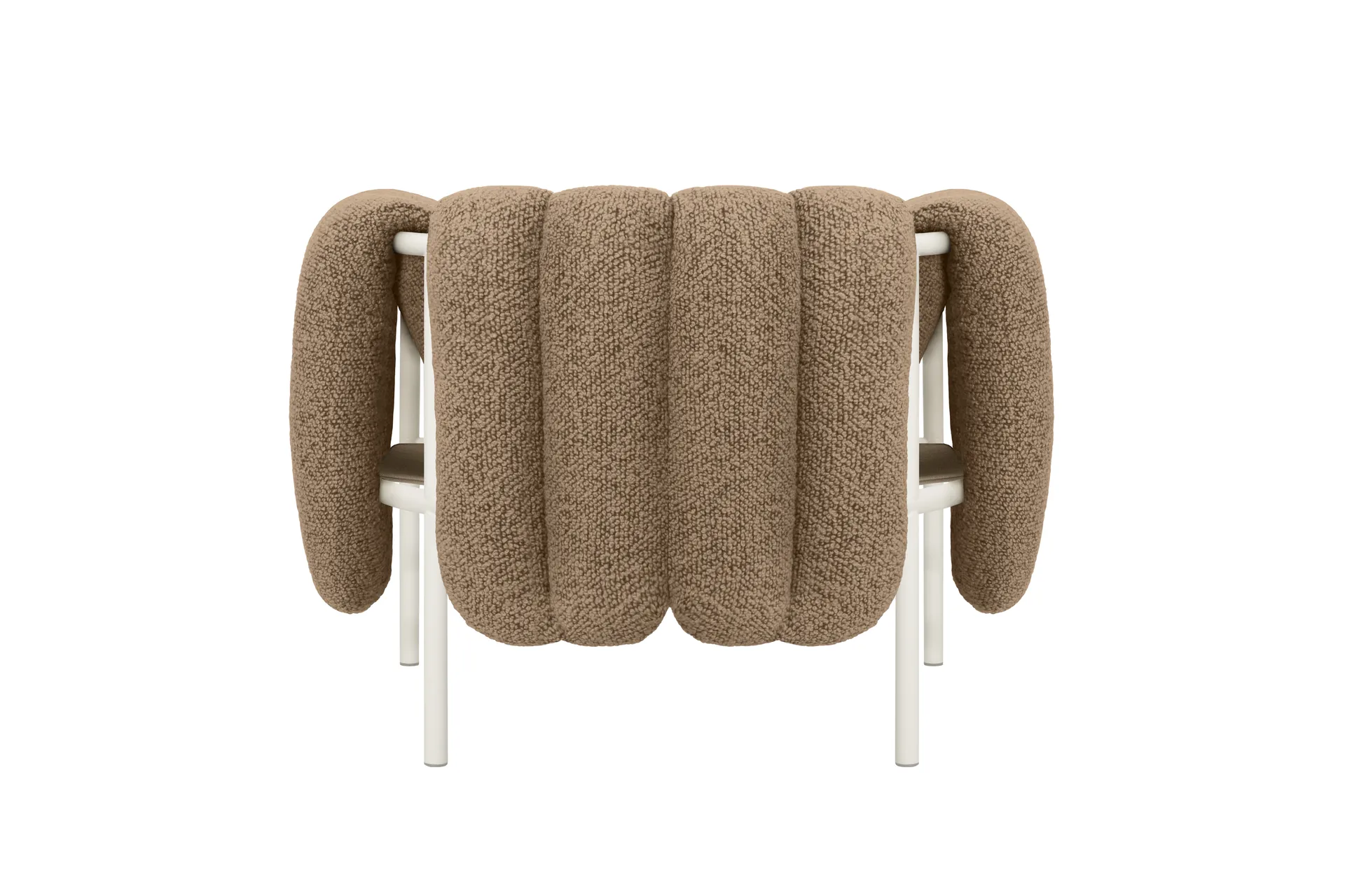 Puffy lounge chair, Sawdust-cream Hem