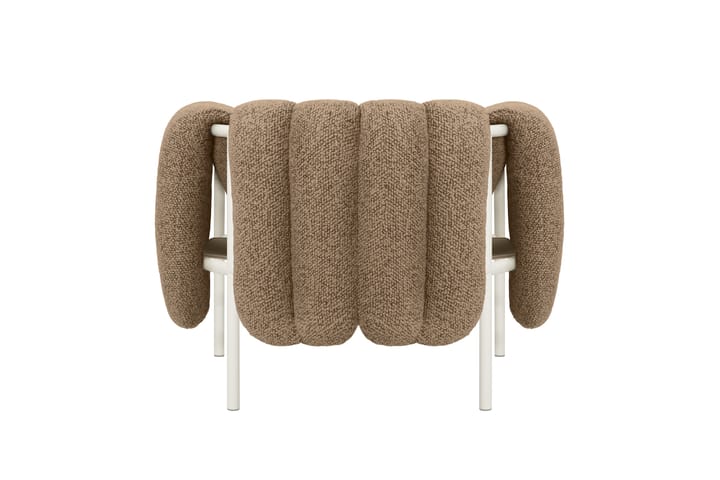 Puffy lounge chair, Sawdust-cream Hem