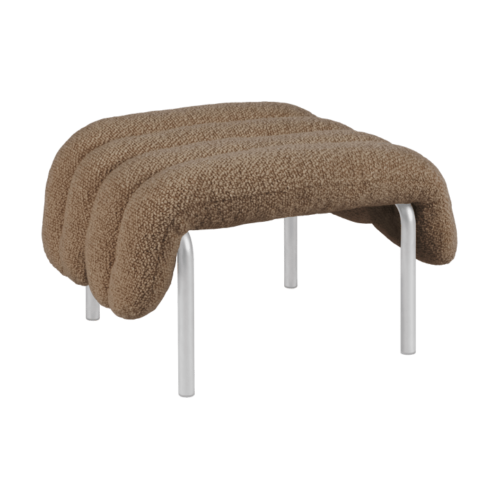Puffy ottoman 58x67 cm - Sawdust-stainless steel - Hem