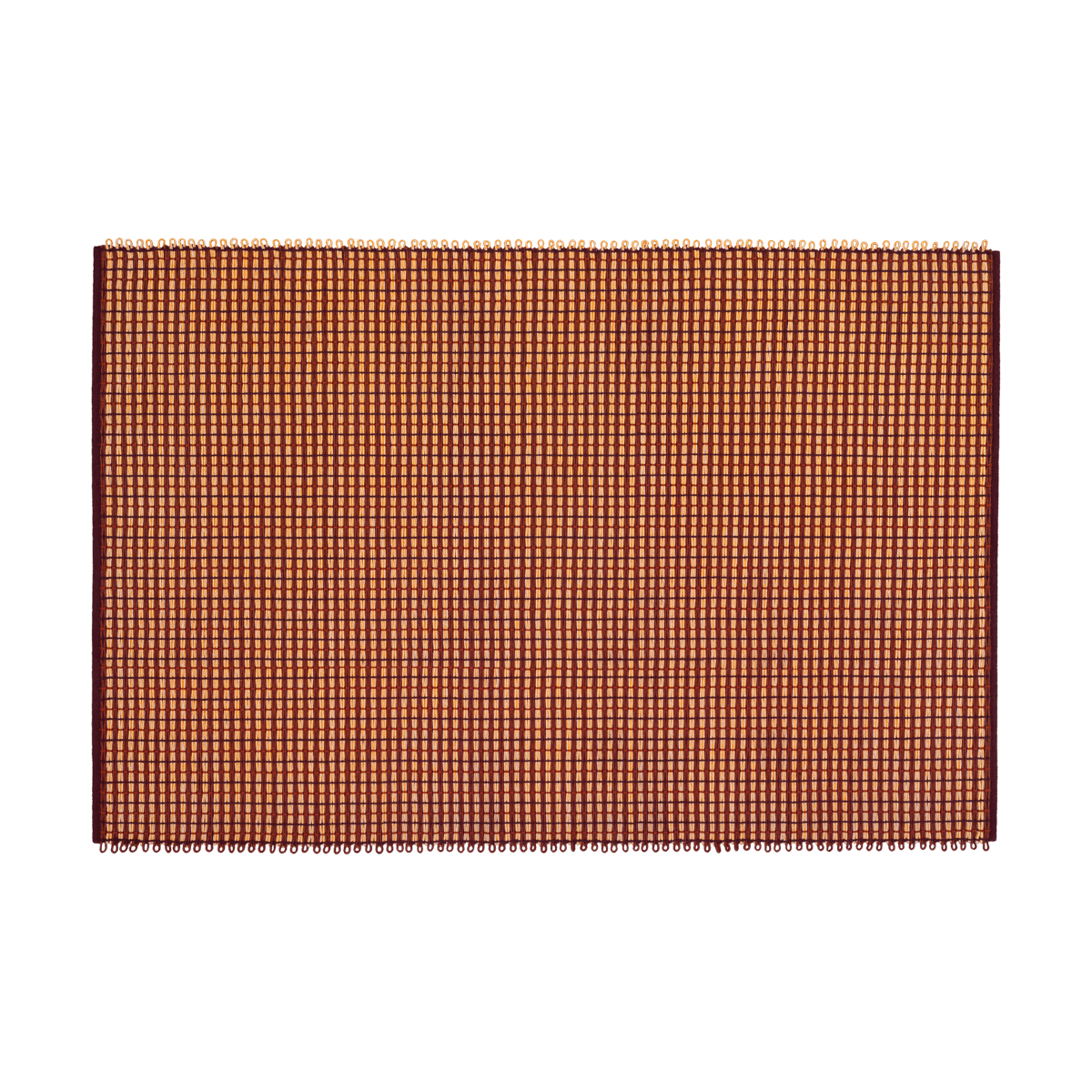 Hem Rope rug Large 200x300 cm Terracotta