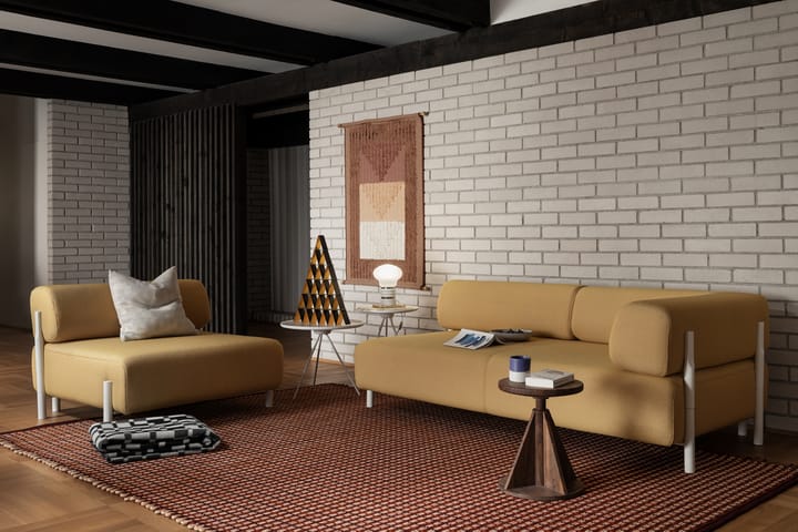Rope rug Large 200x300 cm, Terracotta Hem