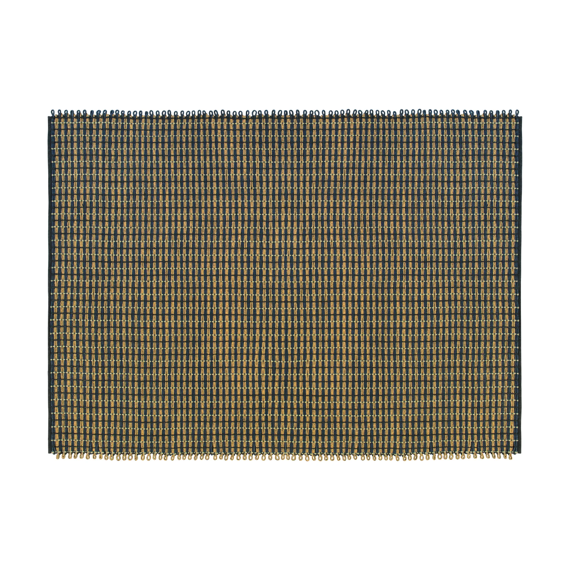 Rope rug Medium 170x240 cm, Night blue Hem