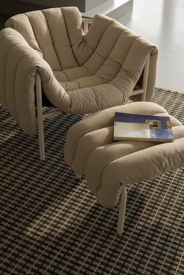 Rope rug Medium 170x240 cm - Night blue - Hem
