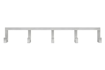 Tig Quintuple hook 115 cm - Brushed aluminum - Hem