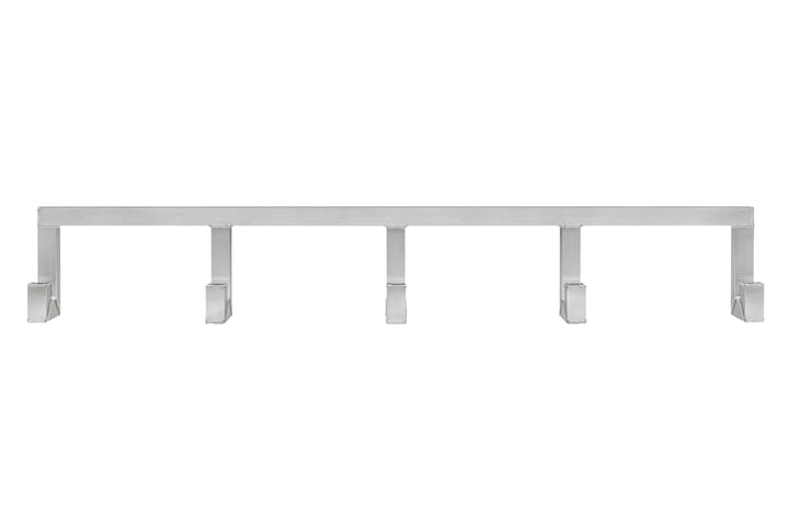 Tig Quintuple hook 115 cm, Brushed aluminum Hem