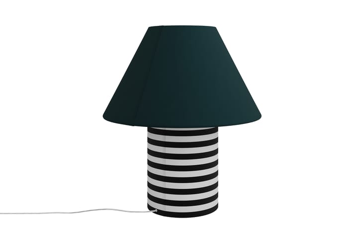 Toto table lamp Large 64 cm, Pine-black & white stripes Hem