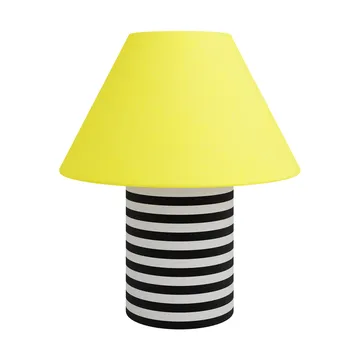 Toto table lamp Large 64 cm - Wax yellow-black & white stripes - Hem