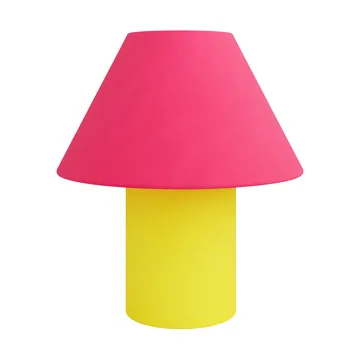 Toto table lamp Medium 47 cm - Magenta-wax yellow - Hem