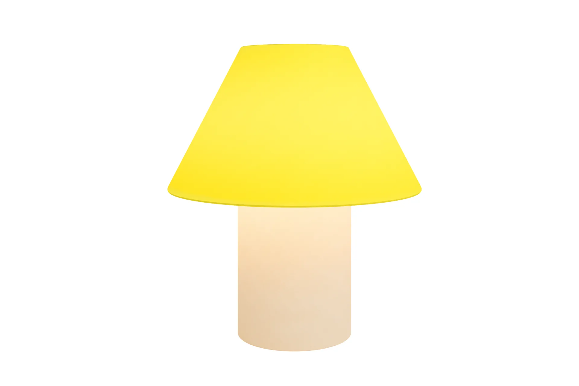 Toto table lamp Medium 47 cm, Wax yellow-beige Hem