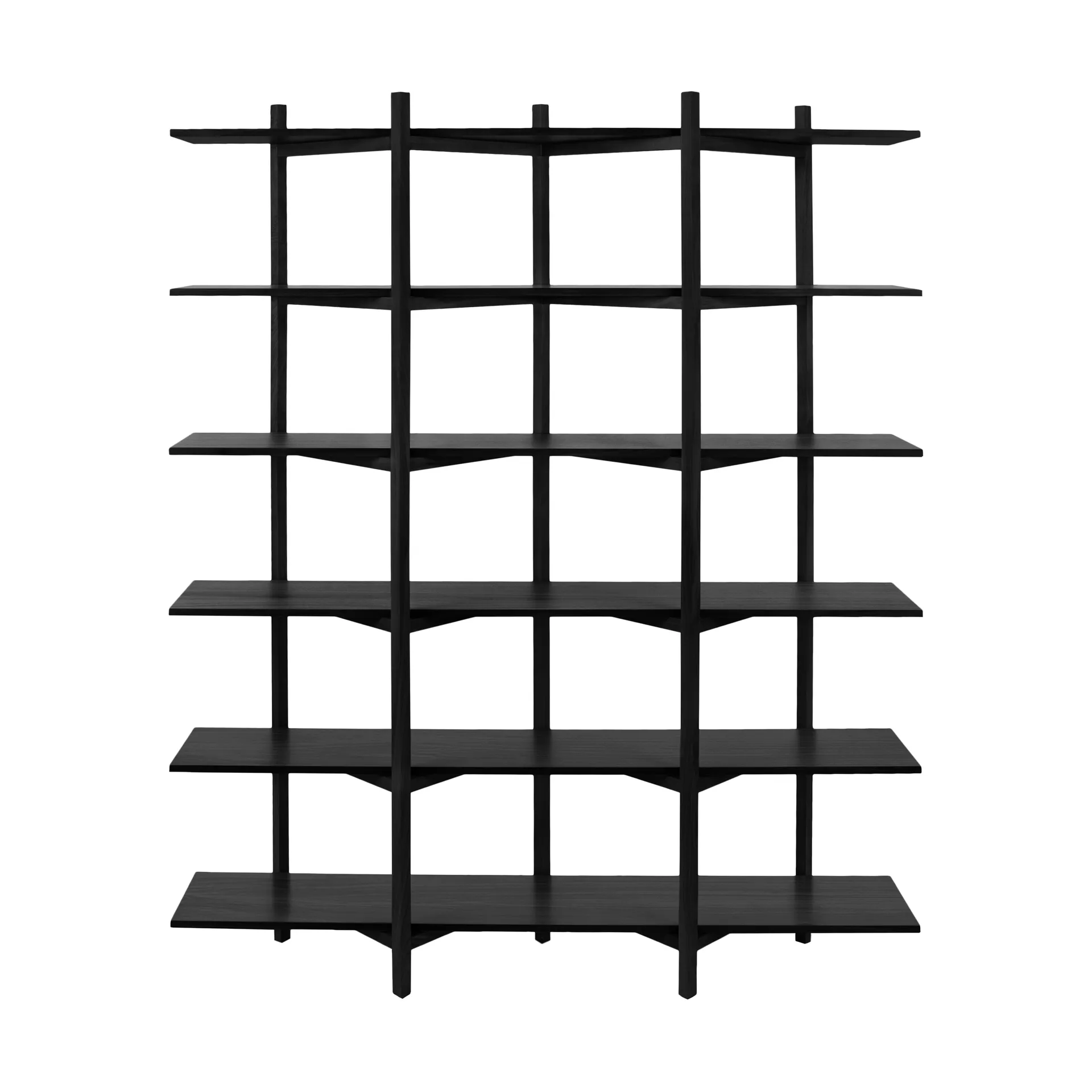 Zig Zag shelf High 175x214 cm, Black Hem