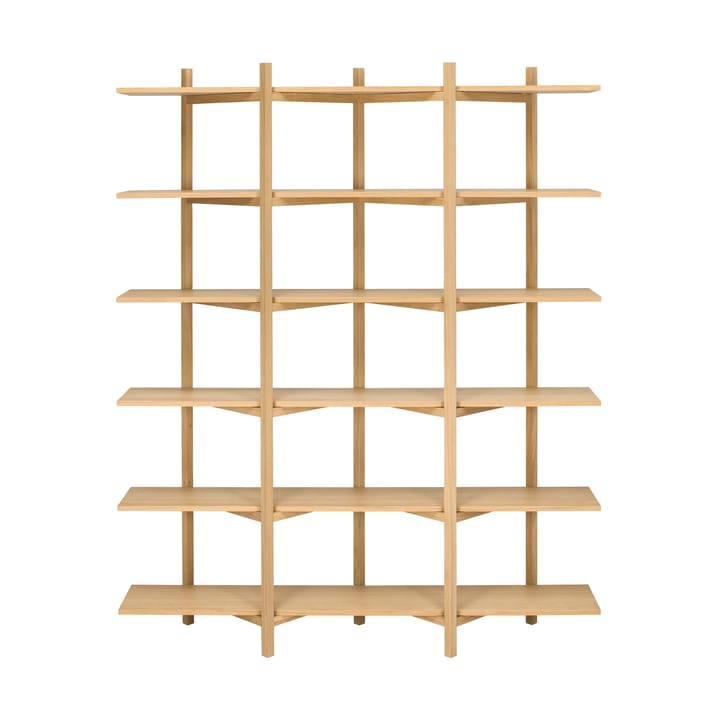 Zig Zag shelf High 175x214 cm - Oak - Hem