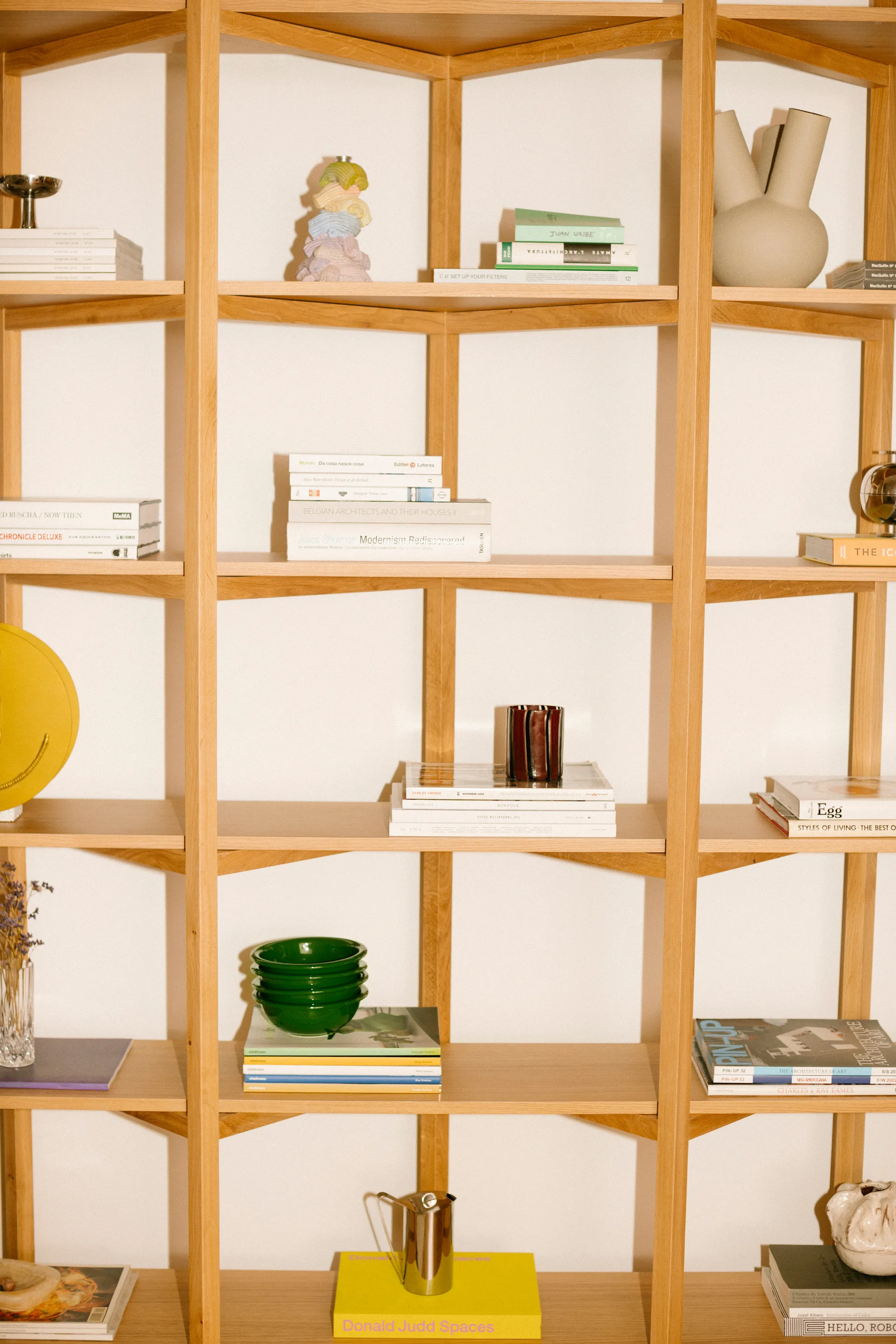 Zig Zag shelf High 175x214 cm, Oak Hem