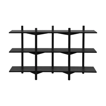 Zig Zag shelf Low 175x100 cm - Black - Hem