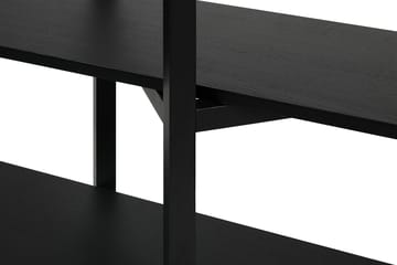 Zig Zag shelf Media 194x57 cm - Black - Hem
