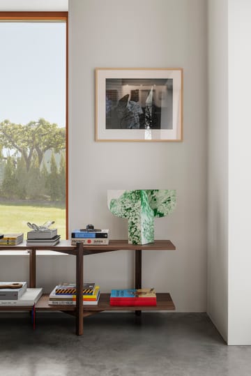 Zig Zag shelf Media 194x57 cm - Walnut - Hem