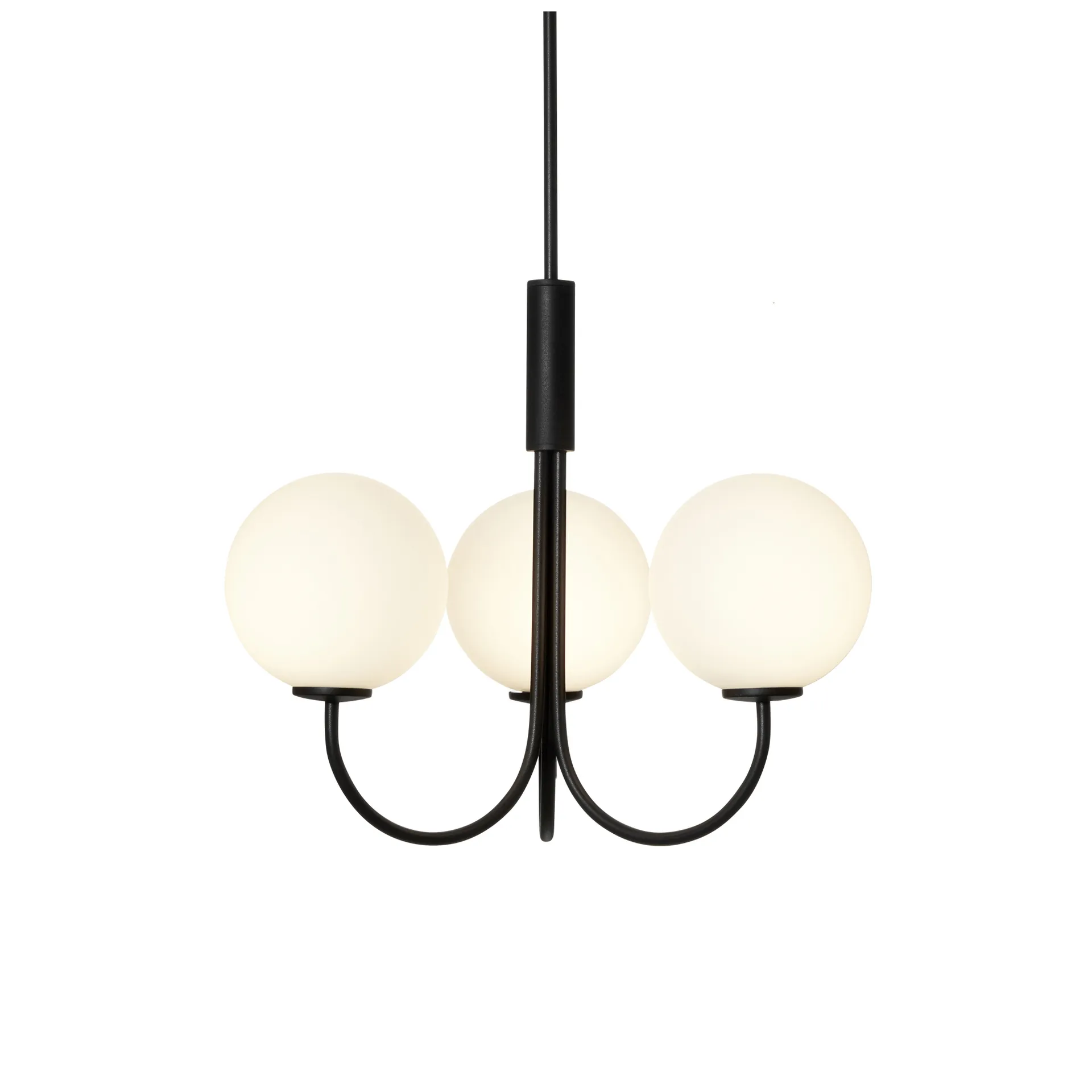 Ballon Chandelier, black, Ø45 cm Herstal