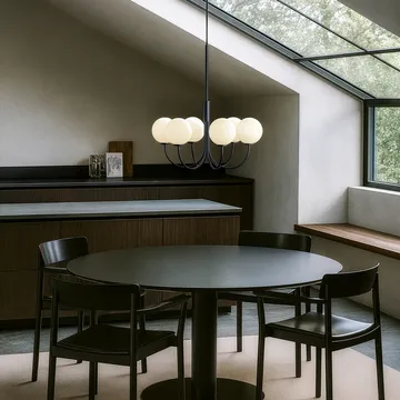 Ballon Chandelier - Black, Ø60 cm - Herstal