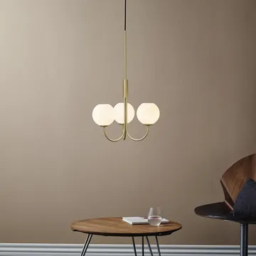 Ballon Chandelier - brass, Ø45 cm - Herstal