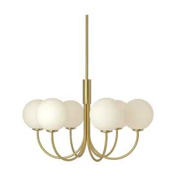 Ballon Chandelier - Satin brass, Ø60 cm - Herstal