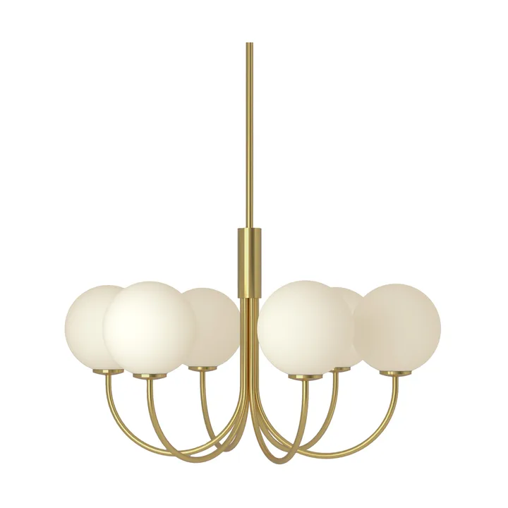 Ballon Chandelier - Satin brass, Ø60 cm - Herstal