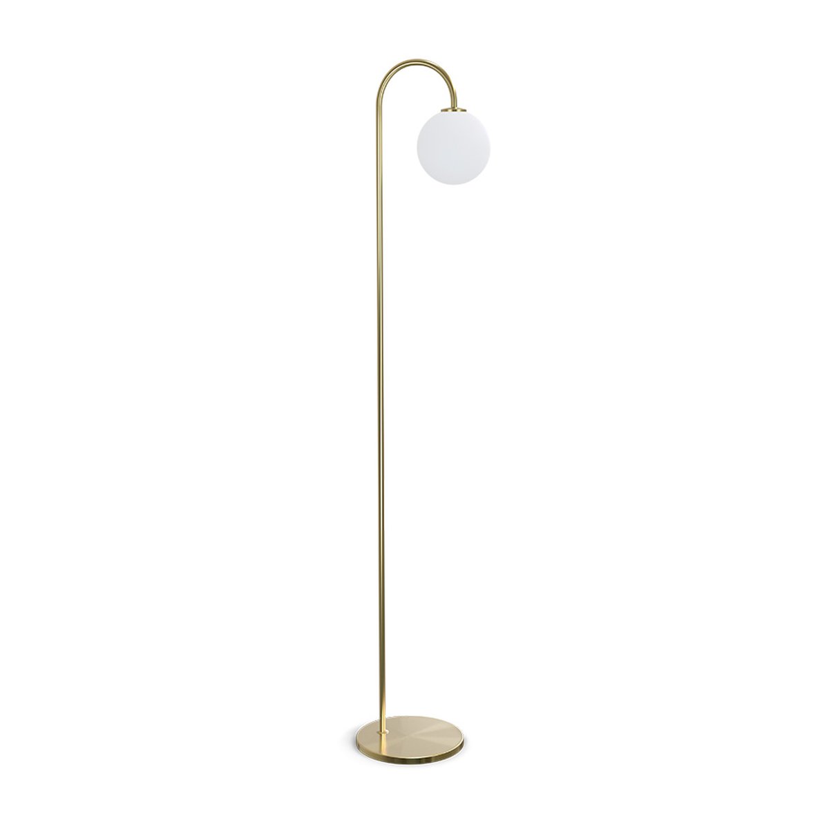 Herstal Ballon floor lamp 137 cm Brass | Scandinavian Design | Floor lamps | Gold-coloured