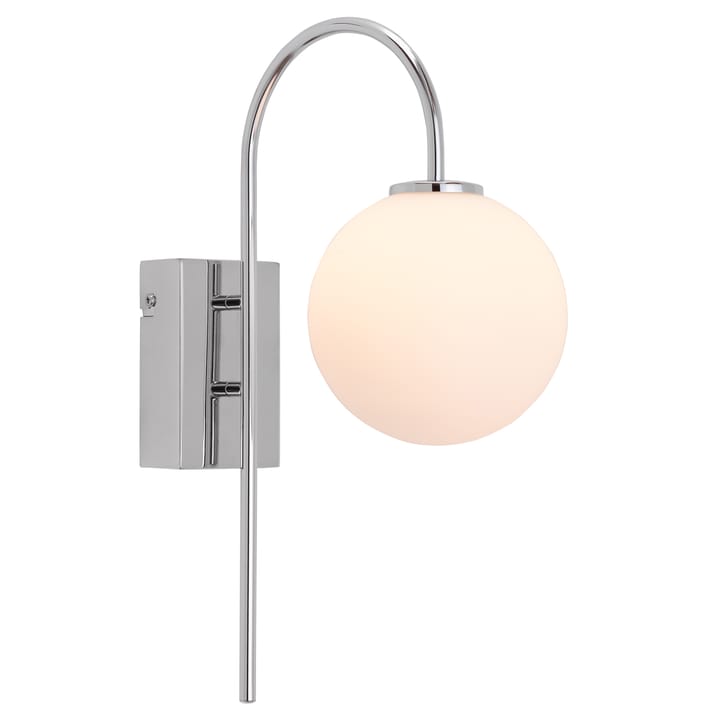 Ballon wall lamp, chrome Herstal