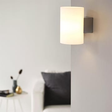 Evoke wall lamp large - chrome-white glass - Herstal