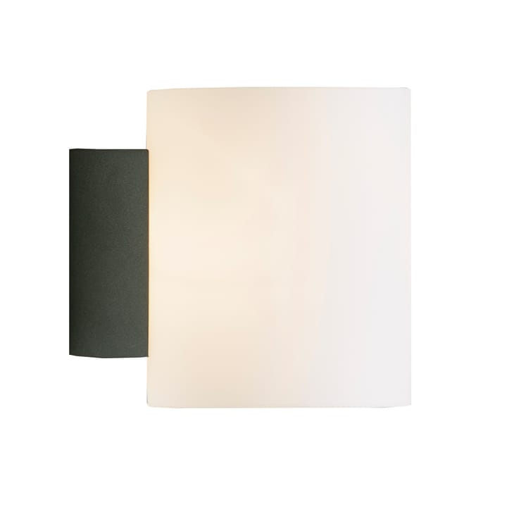 Evoke wall lamp small - anthracite grey-white glass - Herstal