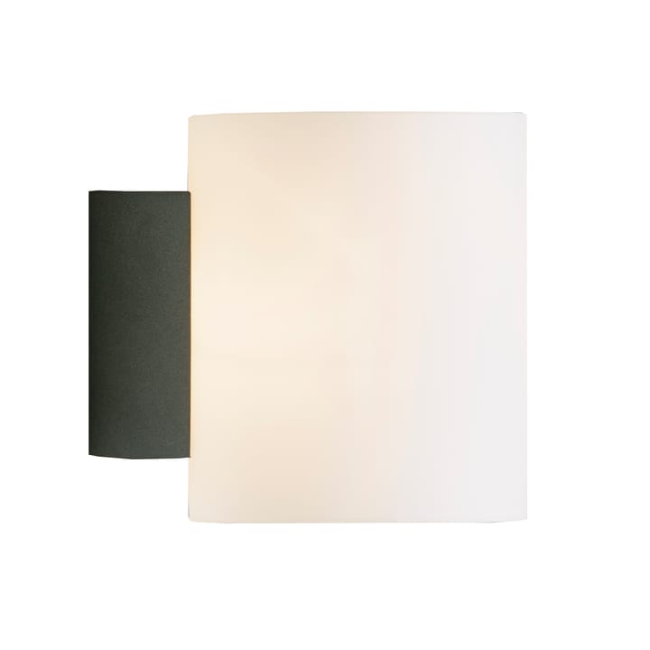 Evoke wall lamp small - anthracite grey-white glass - Herstal