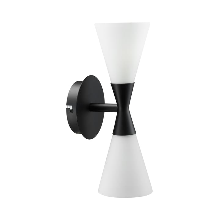 Harlekin duo wall lamp - matte black - Herstal