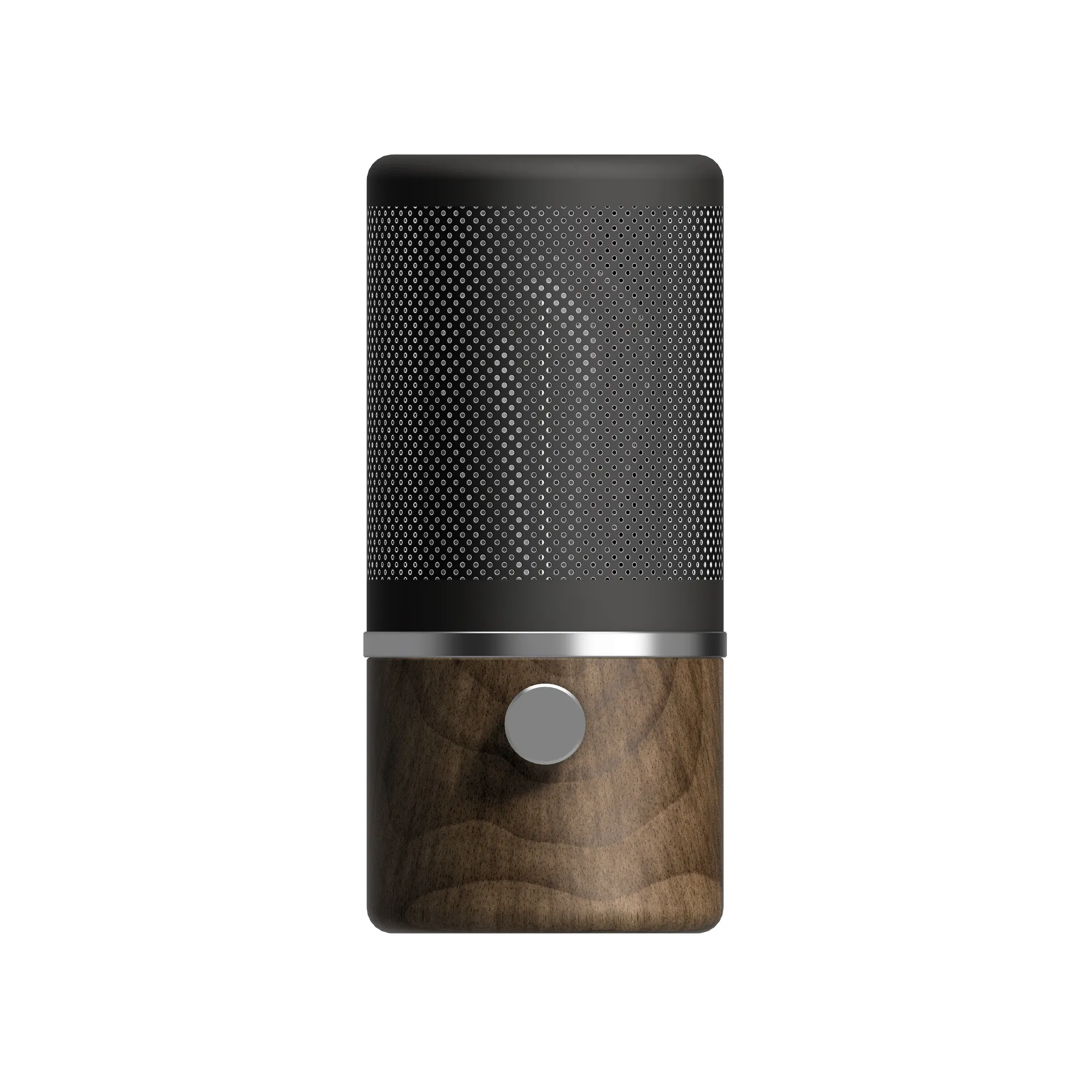 Jazz table lamp 24 cm, Dark oak-Matte black Herstal