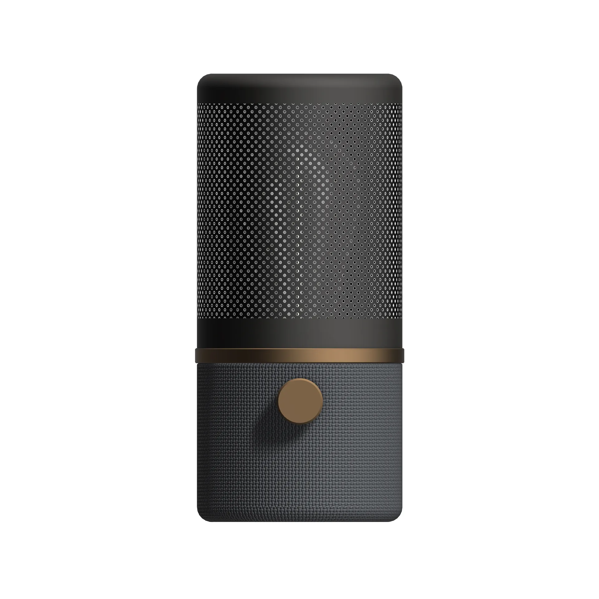 Jazz table lamp 24 cm, grey-Matte black Herstal