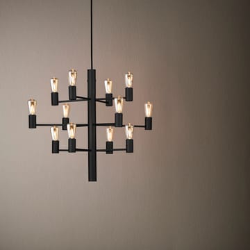Manola 12 chandelier - black - Herstal