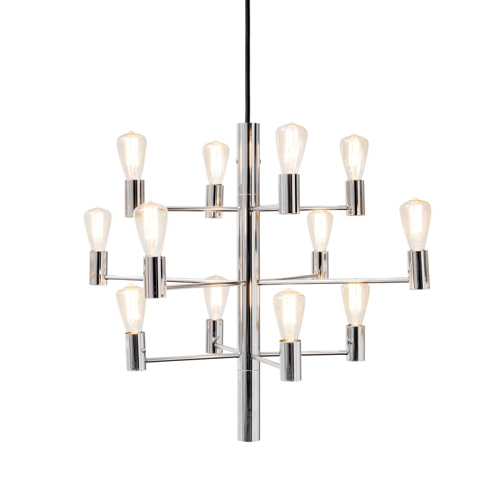 Manola 12 chandelier - chrome - Herstal