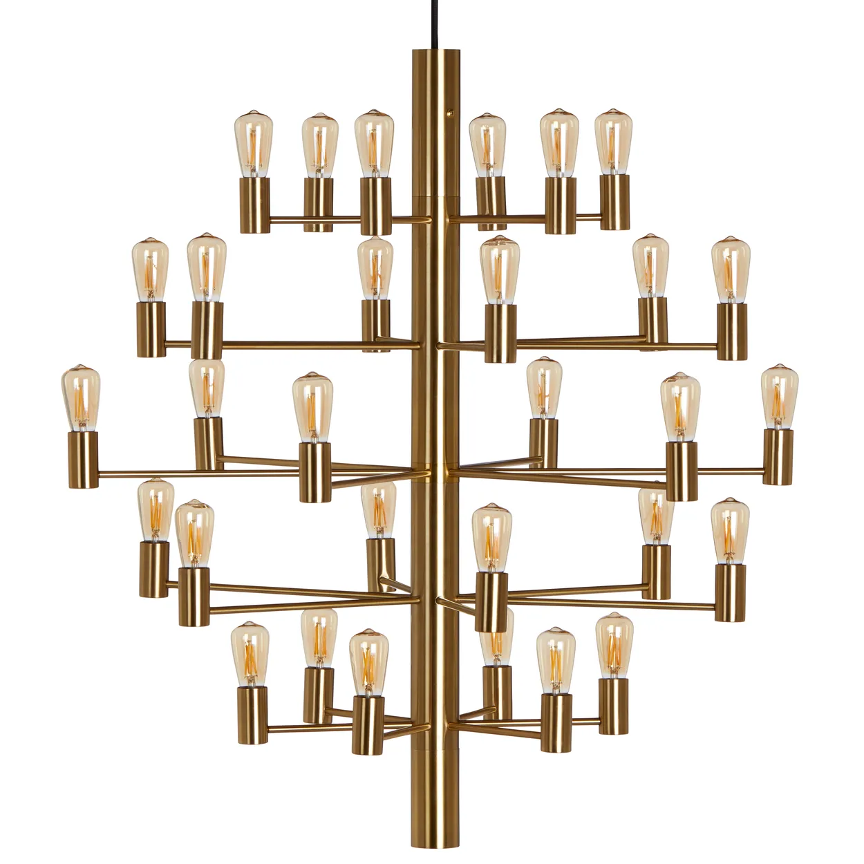 Herstal Manola 30 chandelier Brass | Scandinavian Design | Pendant lamps | Gold-coloured