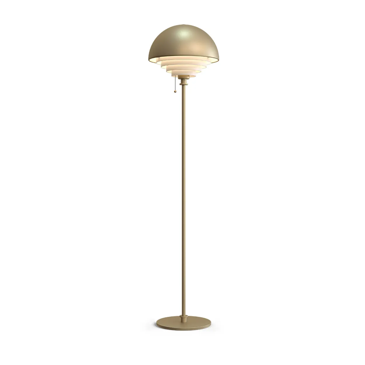 Herstal Motown floor lamp 150 cm Brass | Scandinavian Design | Floor lamps | Gold-coloured