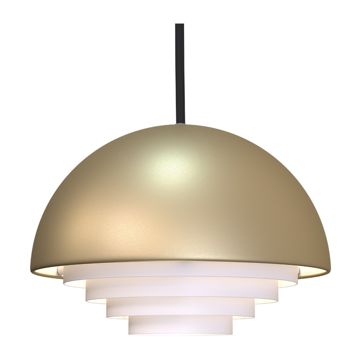 Herstal Motown pendant medium Brass | Scandinavian Design | Pendant lamps | Gold-coloured