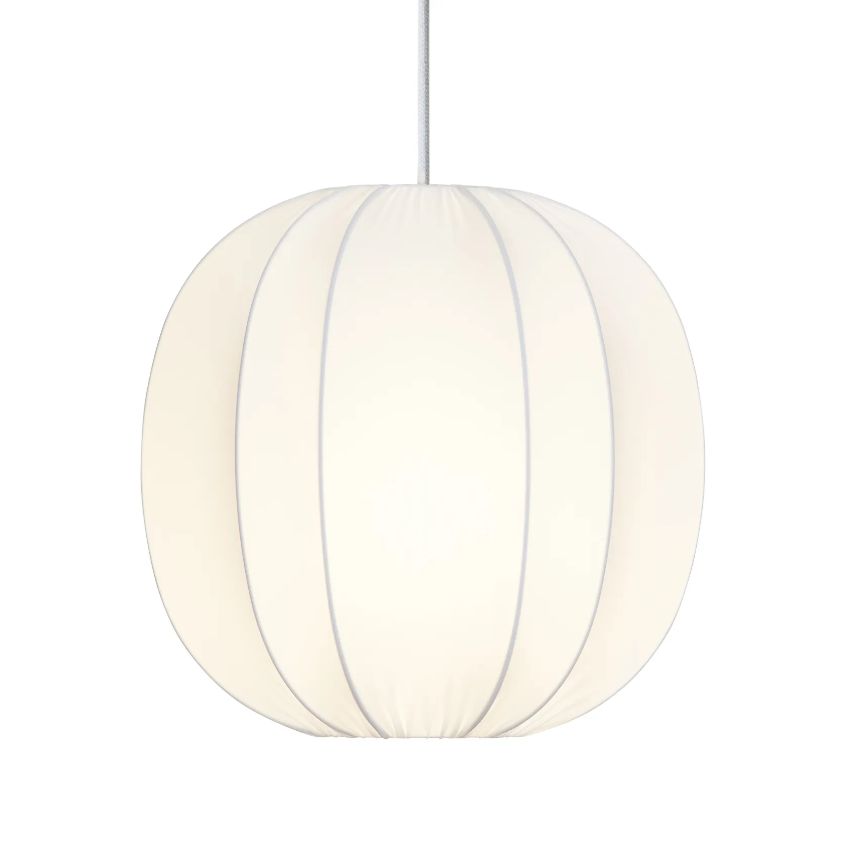 Neo pendant lamp 45 cm, Lycra white Herstal