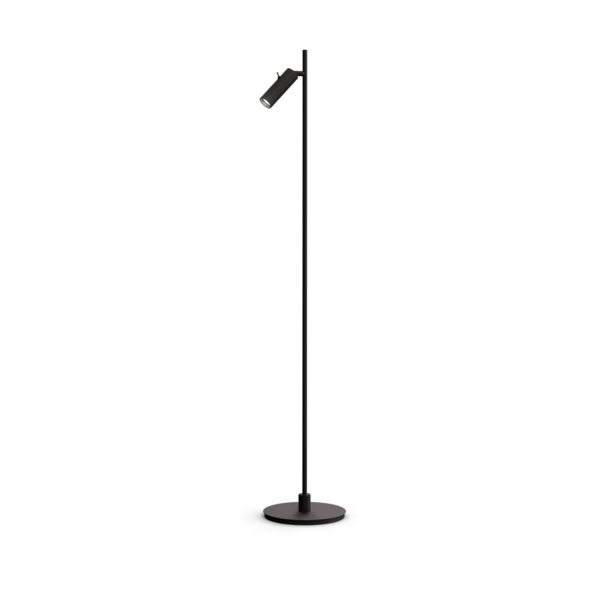 Pipeline floor lamp, Matte black Herstal
