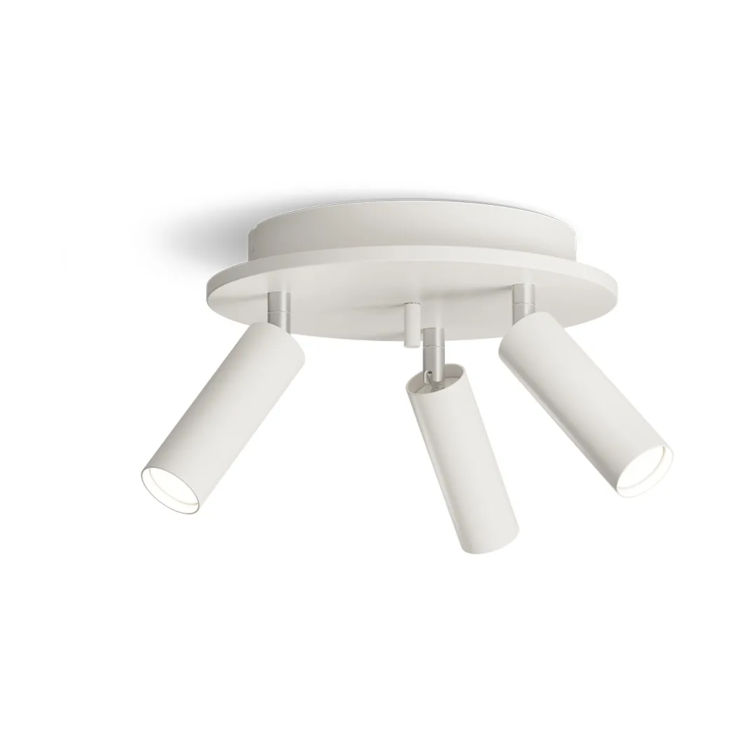 Herstal line spotlight rund 3 Matte white | Scandinavian Design | Pendant lamps | White