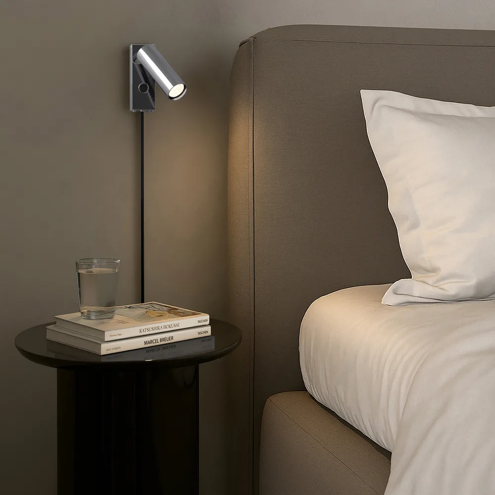 Pipeline wall lamp, Chrome Herstal