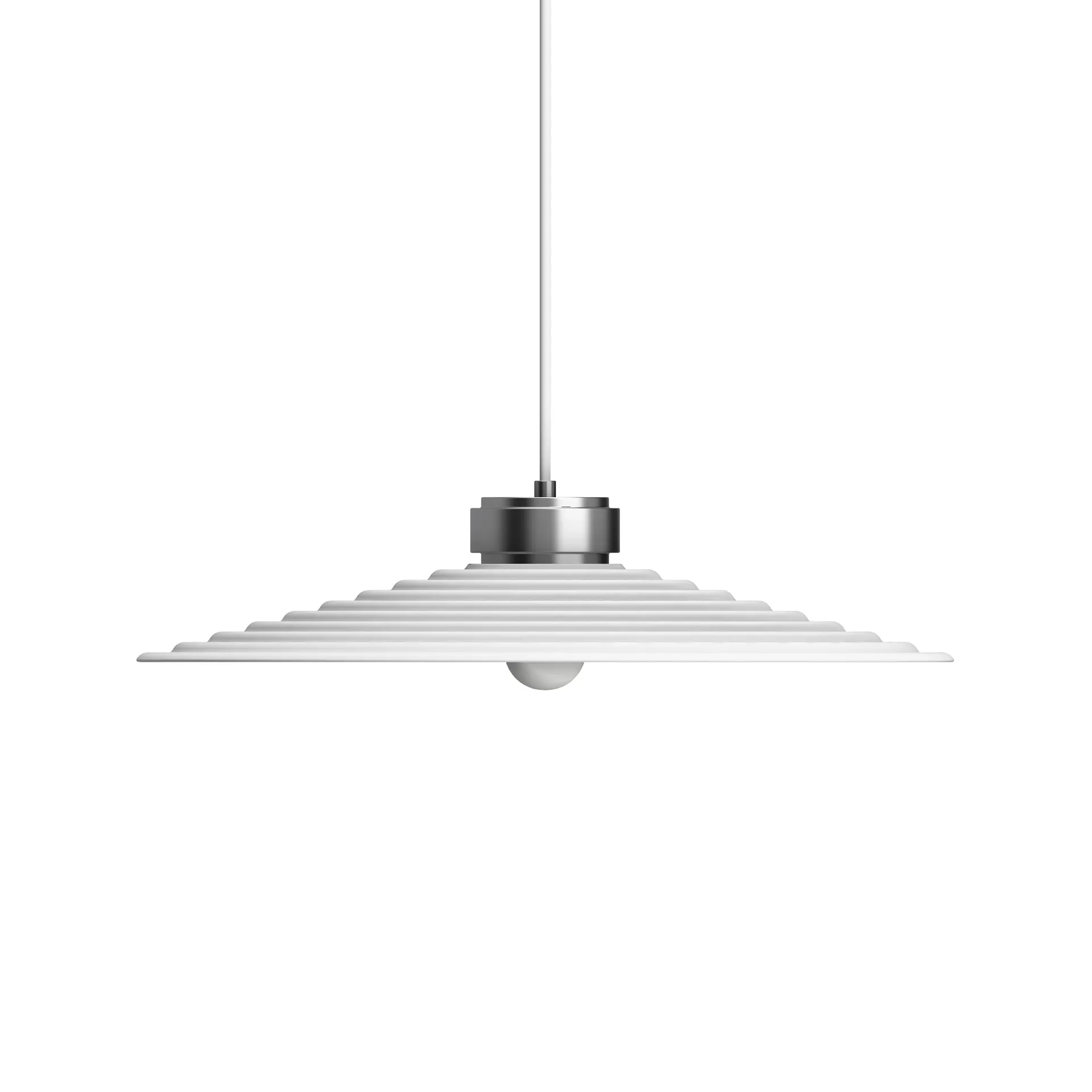 Sound pendant lamp large, Matte white Herstal