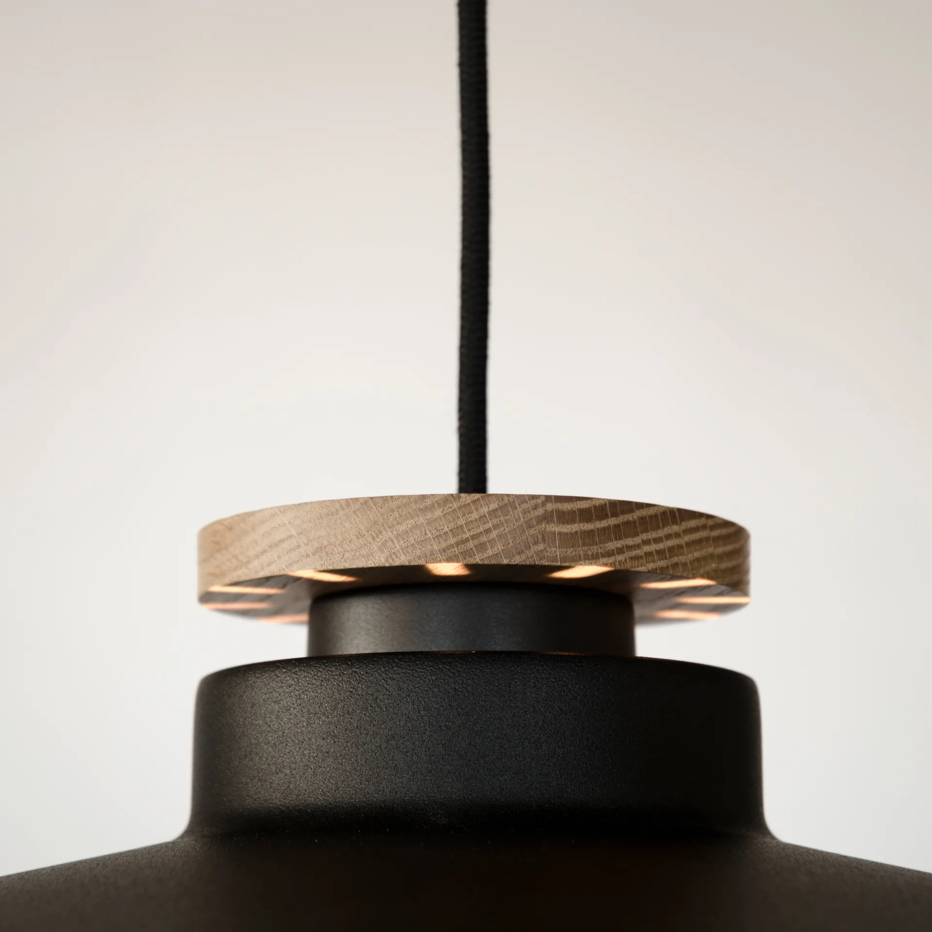 Street pendant lamp L, Matte black Herstal