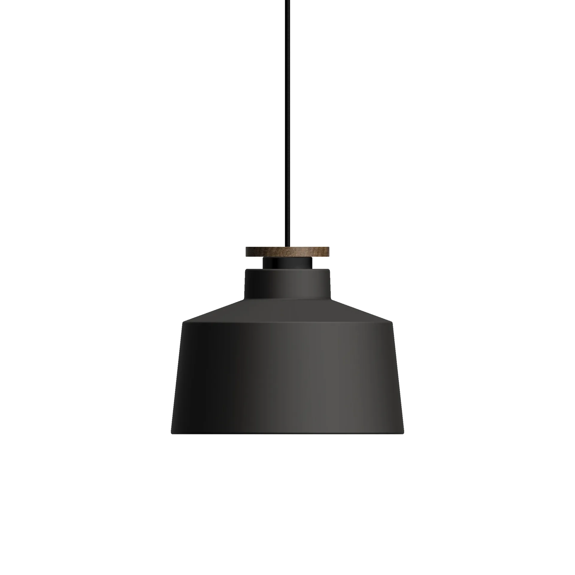 Street pendant lamp M, Matte black Herstal