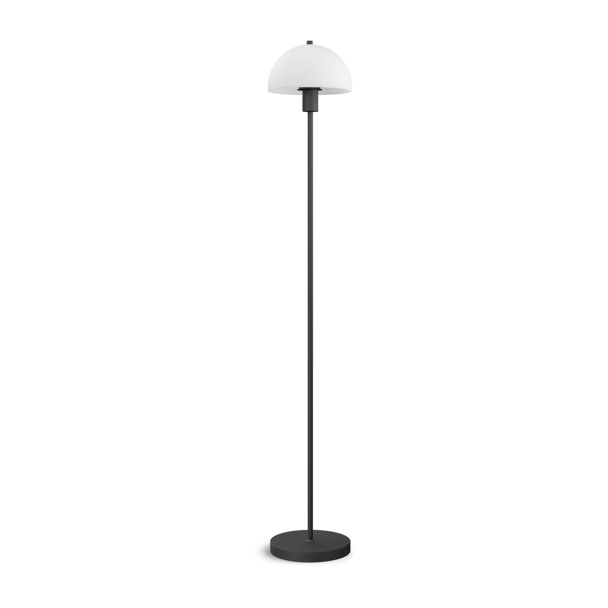 Herstal Vienda floor lamp Black-opal glass | Scandinavian Design | Floor lamps | Black